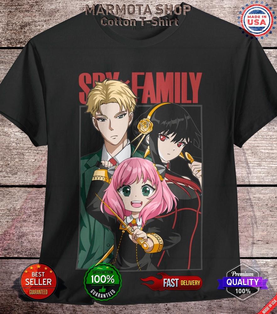 

Spy X Family T-Shirt Anya Forger Yor Loid Anime Japanese Tee Shirt Manga Kawaii 4XL