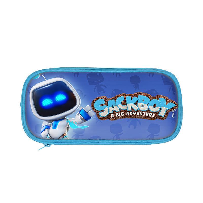 Astro Bot Themed Space Robot Double Layer Pen Pouch For Students And Young Creatives