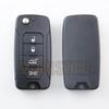 Autoschlüsselanhänger Hülle Gehäuse für Jeep Renegade Compass 2016 2019 2020 2021 für Fiat 500X 2015 2017 2018