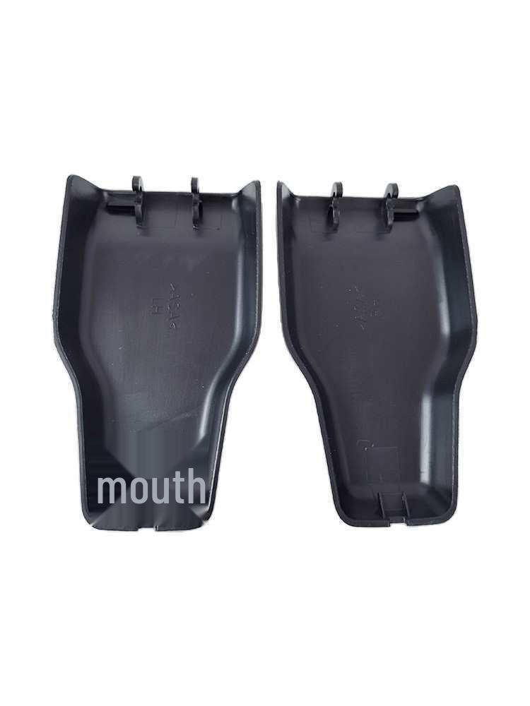 Wrangler JK Tailgate Glass Hinge Cover: Rear Door Windshield Decorative Plastic Shell