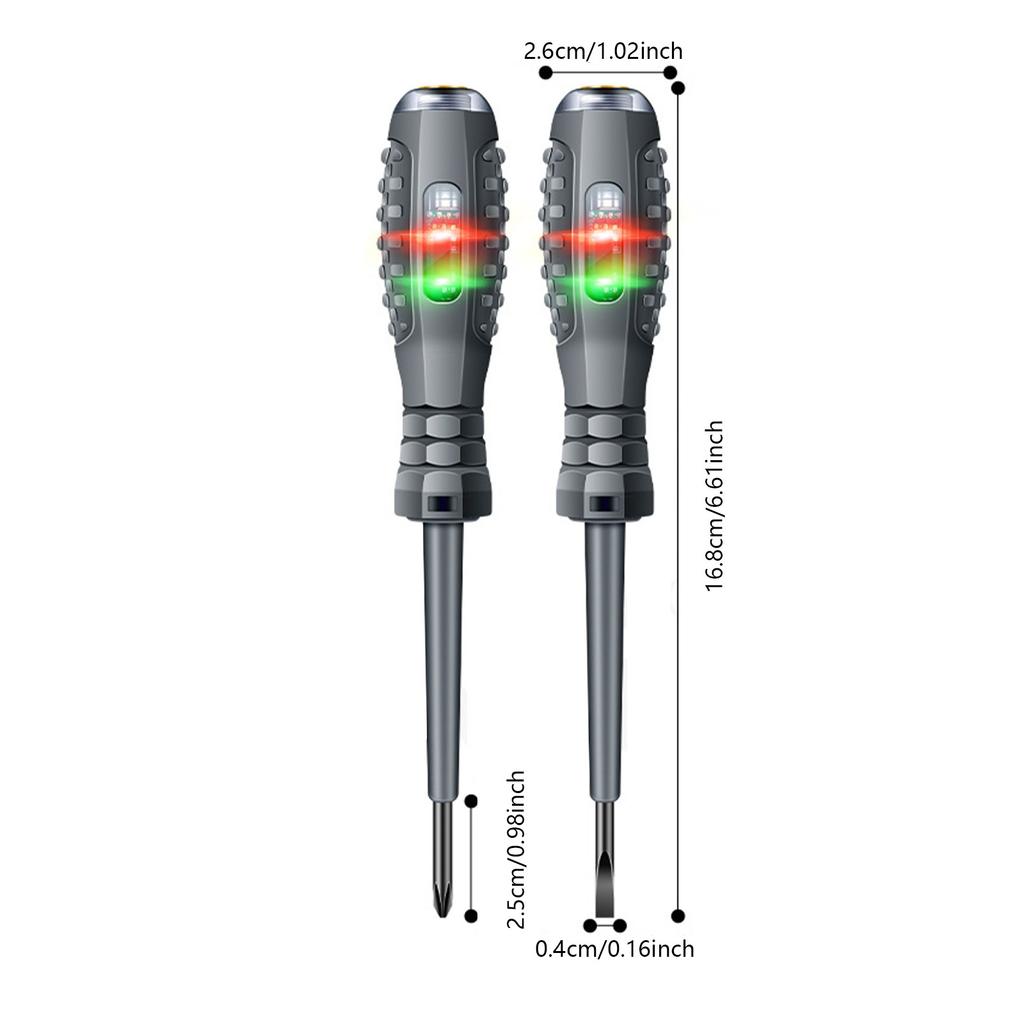 1PCS Word/cross Screwdrivers Neon Bulb Indicator Meter Electric Pen Insulated Electrician Highlight Pocket Tester Pen Tools