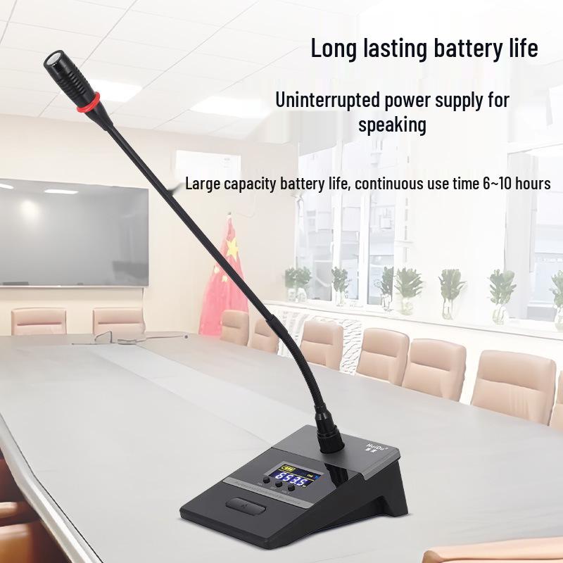 HuiDu U-300 Professional UHF Wireless Conference Desktop Microphone
