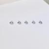 S925 Sterling Silver Iridescent Gradient Heart Charm for DIY Jewelry: Necklaces, Bracelets, and Foot Ornaments.