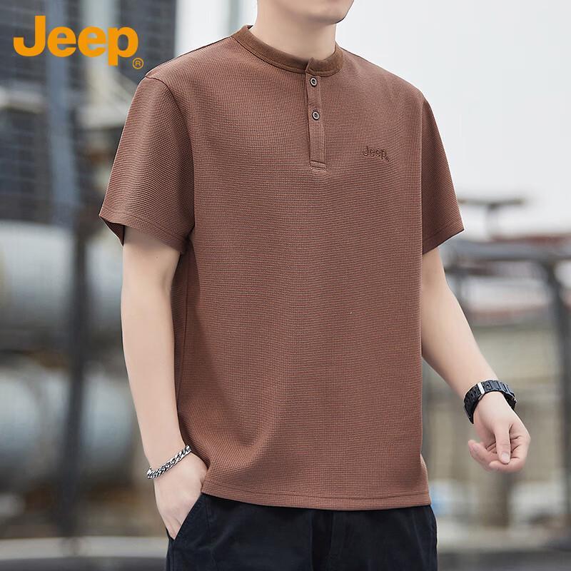 JEEP Men s Summer Cooling Breathable Casual Short Sleeve T-Shirt L