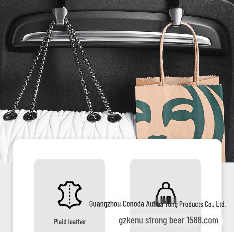 Car Seat Backrest Metal Suede Hook - Hot Selling Vehicle Accessory