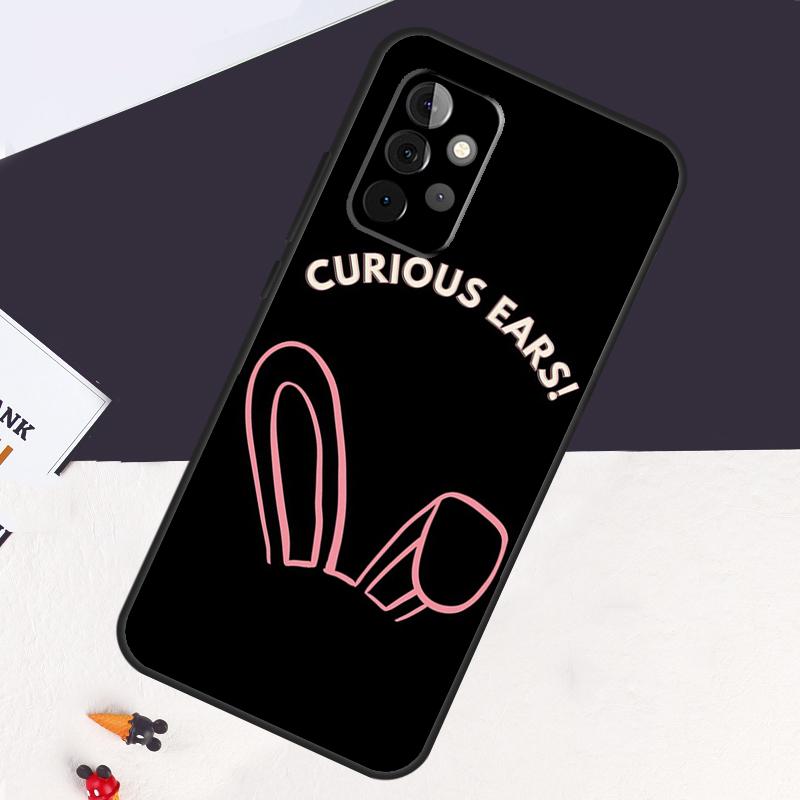 Bunny Rabbit Ears Cover For Samsung Galaxy A54 A34 A14 A52S A12 A22 A32 A52 A72 A13 A33 A53 A50 A51 A71 Case