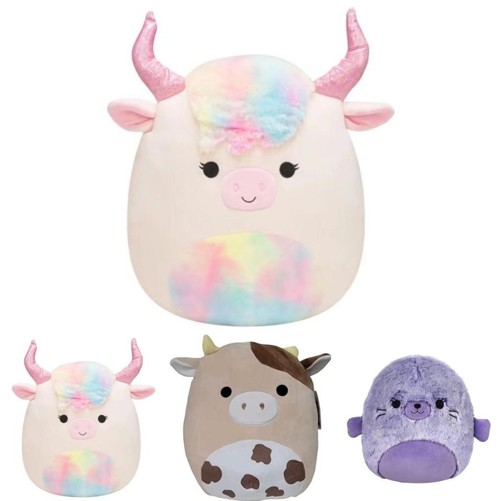 Adorable Cow Plush Pillow Toy Soft And Cuddly Animal Doll For Kids