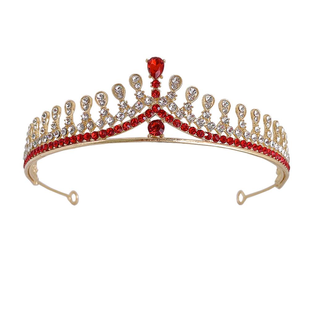 Brautkrone Tiara Koreanische Prinzessin Geburtstag Kristallkrone Erwachsenes Geschenk Weibliche Moderatorin Haaraccessoire