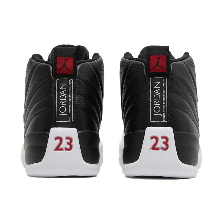 Air Jordan 12 Retro Playoff 2022 Sneakersy Unisex Czarne Varsity-Red Białe CT8013-006