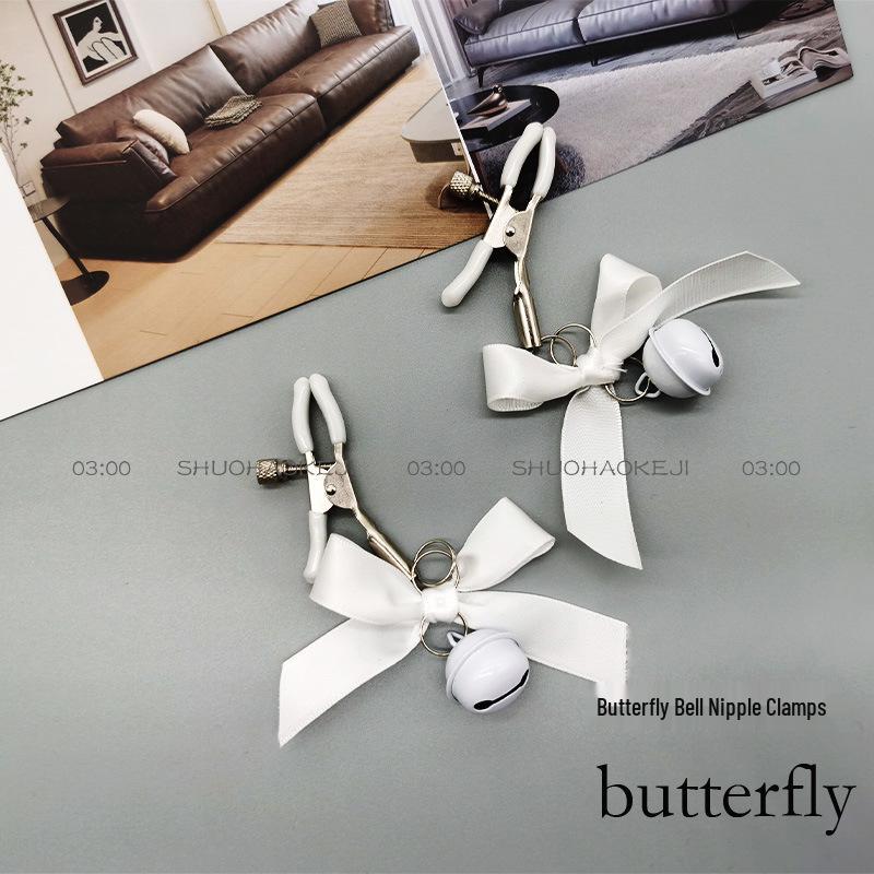 Damen Brustwarzen- und Schamlippenklemmen - SM-Glocken Erwachsenenspielzeug für Paare