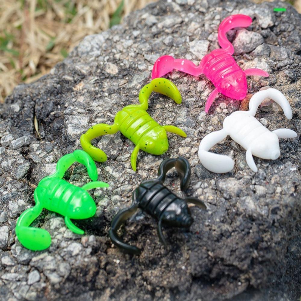

5pcs 5g 10g Soft Frog Fishing Lures TPE Fishing Gear Product Mini Frog Bait Fishing