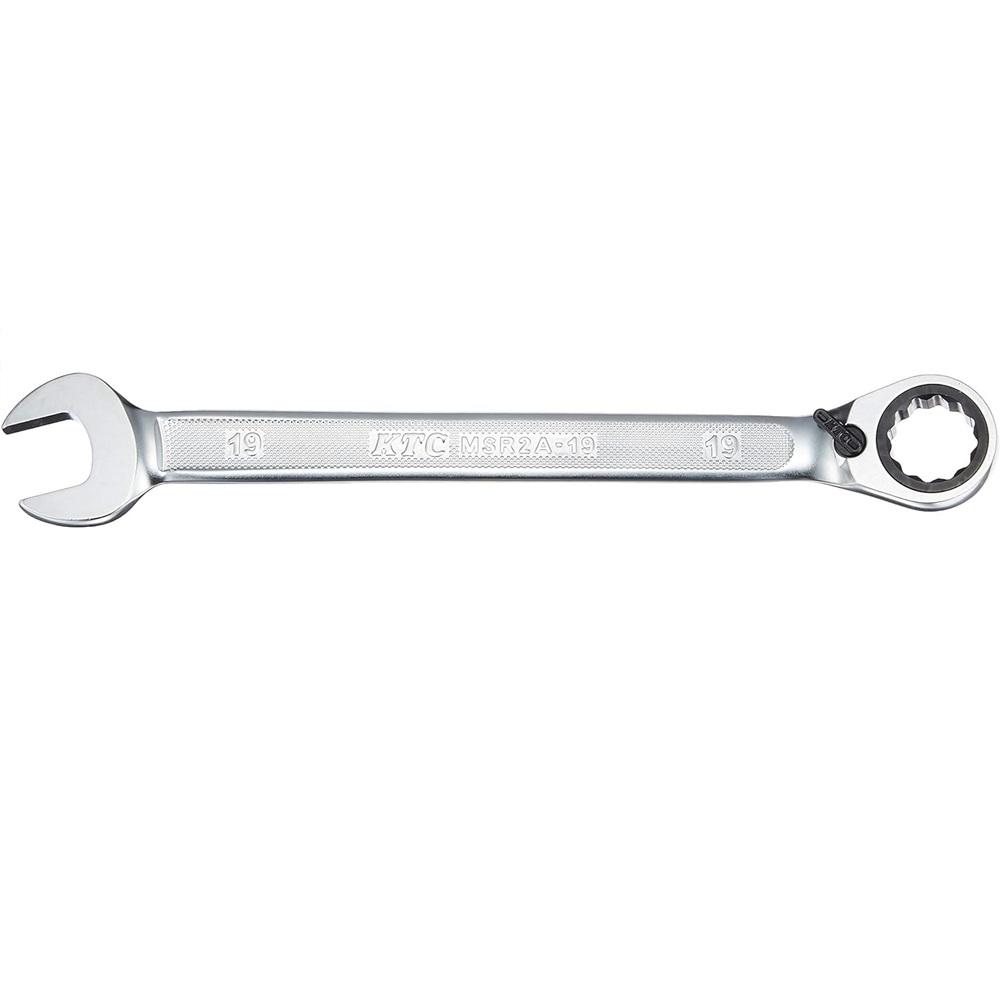 Kyoto Machine Tool (KTC) Ratchet Combination Wrench (Tightening/Loosening Switching Type) 19mm MSR2A19