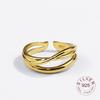 Xiaomi Real 925 Sterling Silver Rings for Women Open Vintage Wedding Trendy Jewelry Large Adjustable Antique Rings Anillos