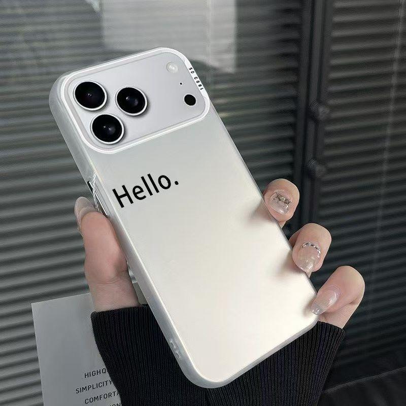 Creative Silver Shell Case for Apple iPhone 17Pro/Air16/15/14/13
