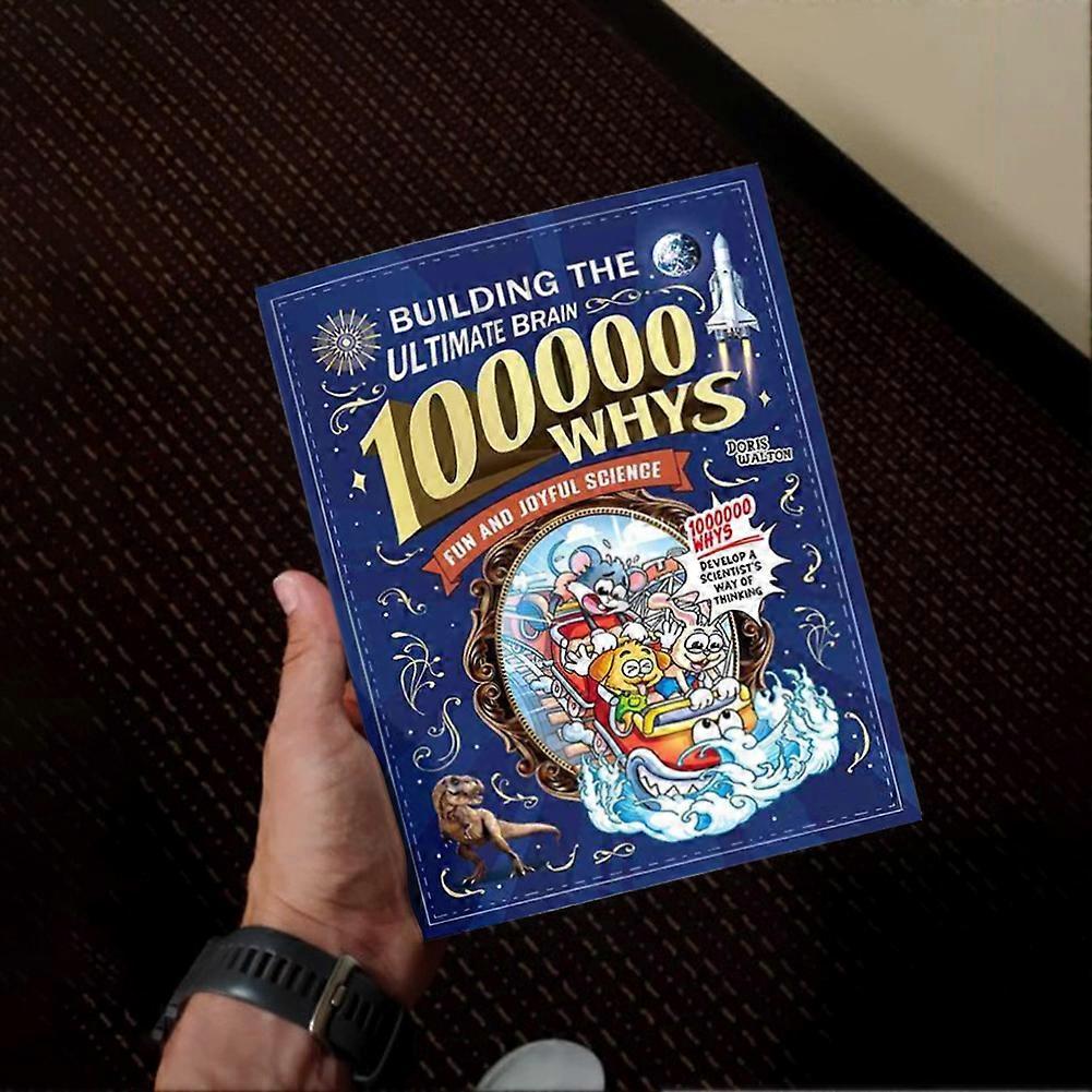 Carte Științifică pentru Copii 100.000 de De Ceuri Carte Educațională STEM Carte Enciclopedică Ilustrată pentru Copii Cadou