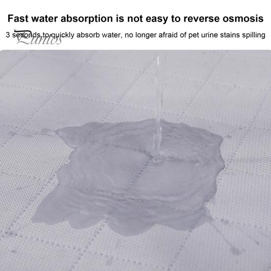 Pet Pee Pad Machine Washable Water Absorbent Anti-slip Leakproof Waterproof Reusable Dog Puppy Potty Training Whelping Mat Pet Supplies