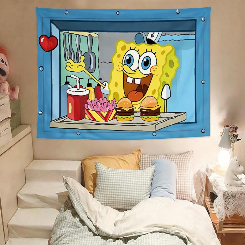 Patrick Star SpongeBob Wall Tapestry - Birthday, Bedroom, Dorm Decor