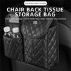 Multi-Purpose Popular Leather Car Boot Back Seat Box Organizer 1-3 Compartments Hanging Storage Bag Automotive Interior