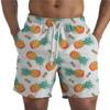 Daily Summer New Straight Tube Printed Loose 3D Men's Casual Shorts Beach Shorts Breathable Comfortable Outdoor Sports Board Shorts