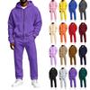 Herren Kapuzenpullover und Gerade Hosen Set Lässiges Sportliches Trainingsanzug Set