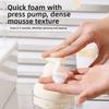 Nachfüllbare Funktion Mousse Schäumflasche Leeres Design Manueller Schaumspender Reiseaccessoires