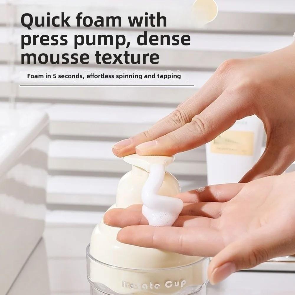 Nachfüllbare Funktion Mousse Schäumflasche Leeres Design Manueller Schaumspender Reiseaccessoires