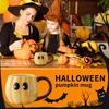 500ml Kürbis Tasse Halloween Retro Keramik Tasse Emaille Griff Tassen Büro Milch Kaffee Tasse Haushalt Trinktasse Halloween Deko