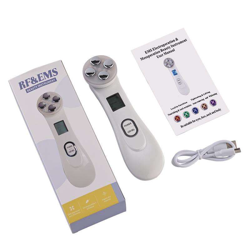 EMS Microcurrent LED Rejuvenation Device: Needle-Free Electroporation & RF Beauty Tool