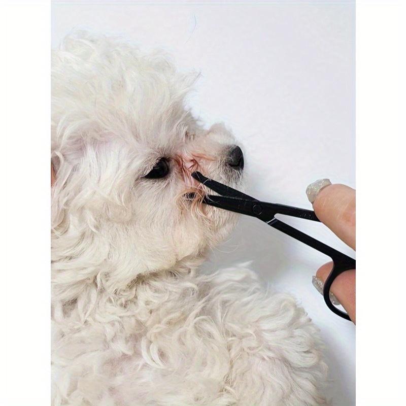 Easy-To-Clean Pet Eye Brush, Clean Face Comb + Clean Face Scissors, Remove Tear Marks, Scabs And Mucus, Comb Hair, Suitable For Small Cats And Dogs