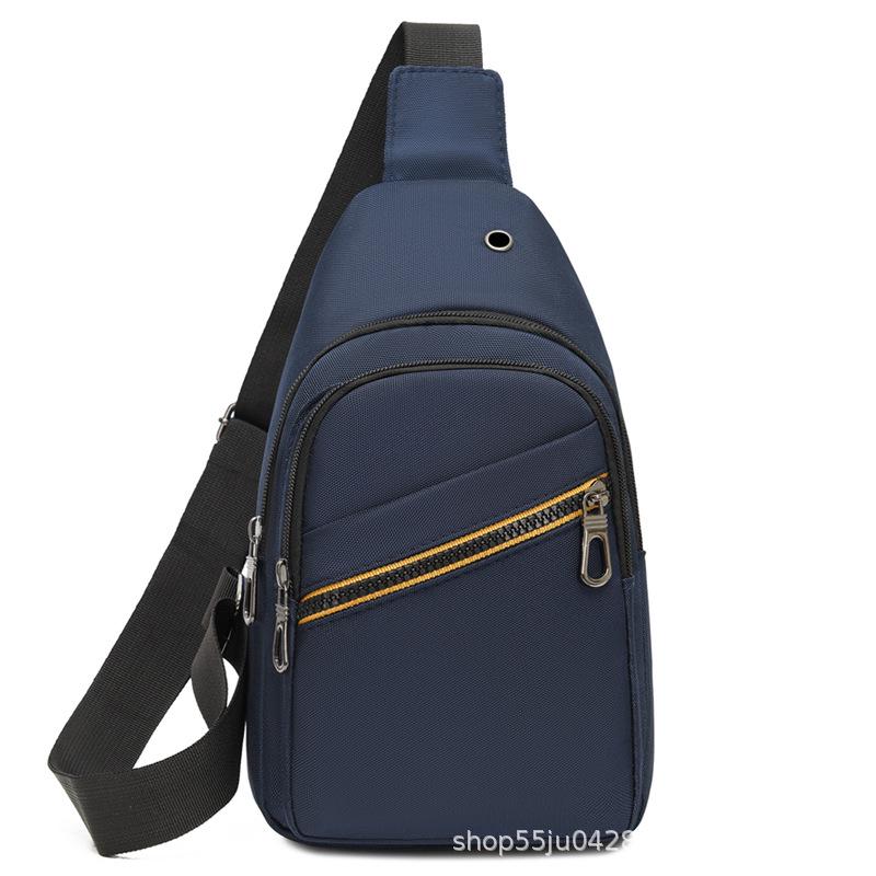 

Men s 2025 Crossbody Chest Bag: New Fashion Multifunctional Shoulder Bag for Phone and Coins чорний