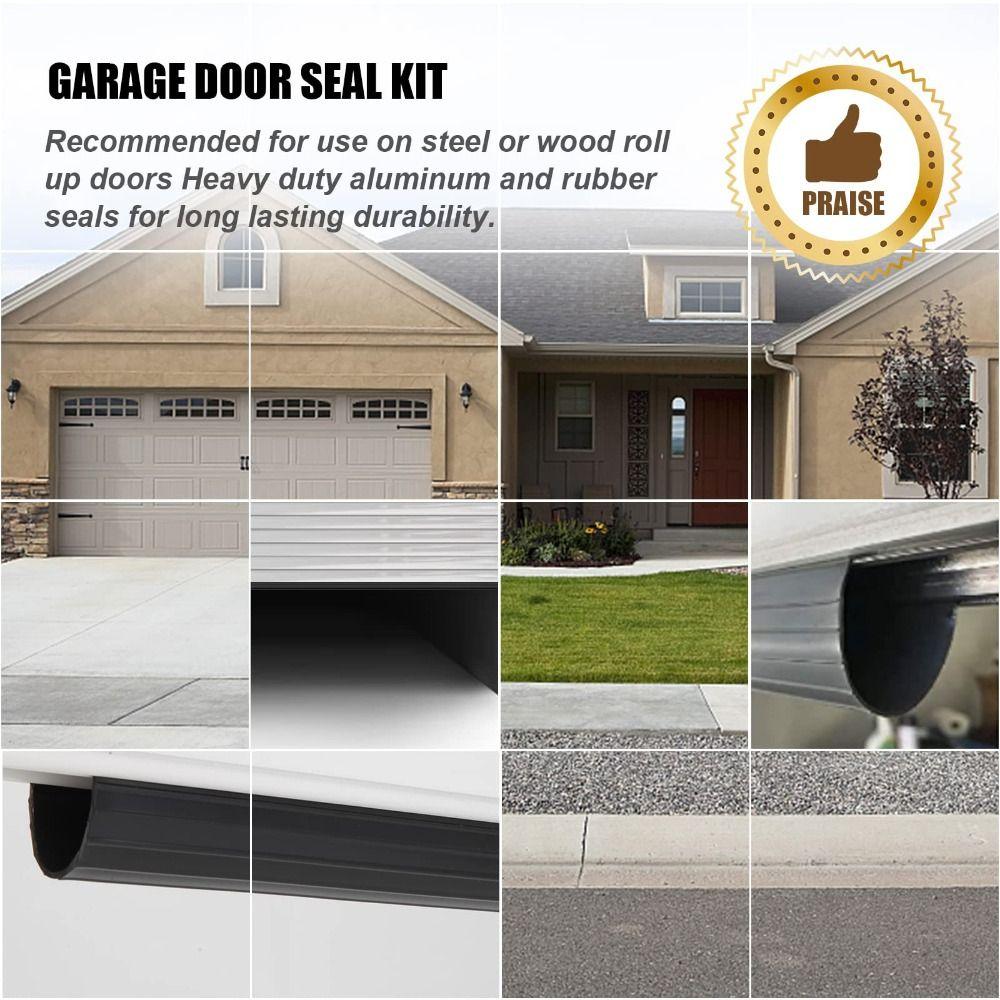Non-deforming T Ends Sealing Strip U-Shape Replacement Seal Professional Garage Door Bottom Seal