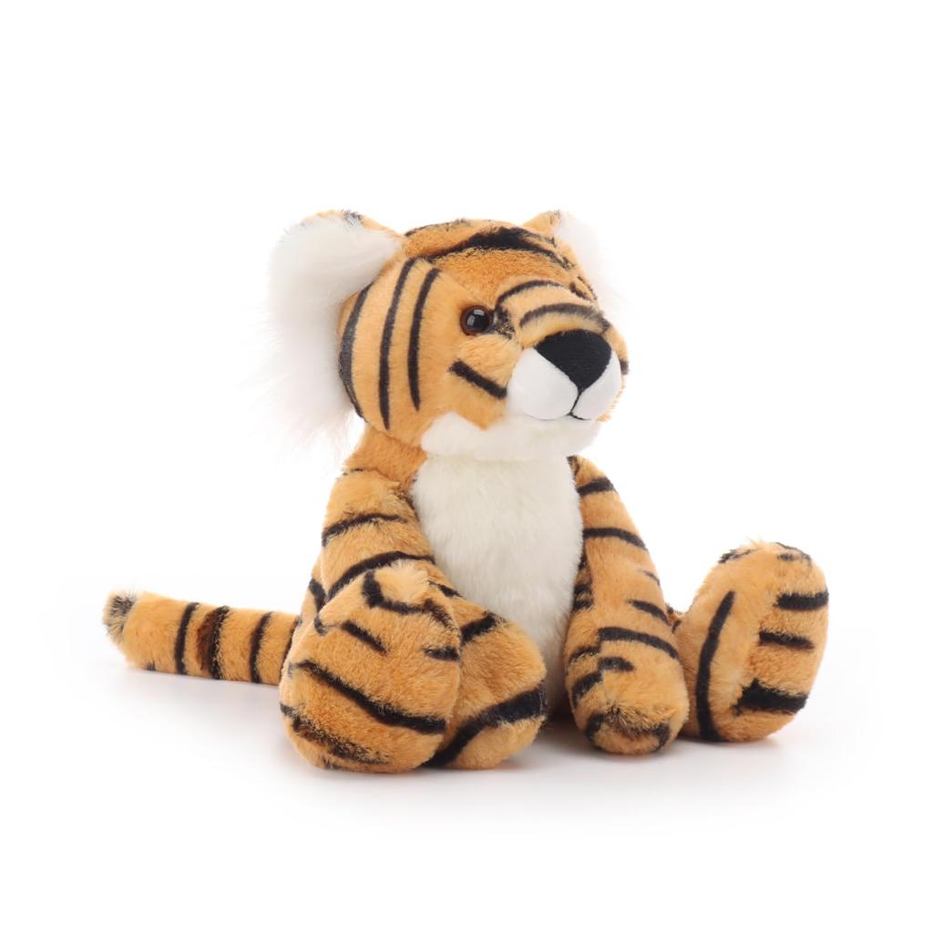 Apricot Lamb Tiger Plush Toy, Soft and Cute, Fluffy Tiger, 20cm, Suitable for Boys and Girls