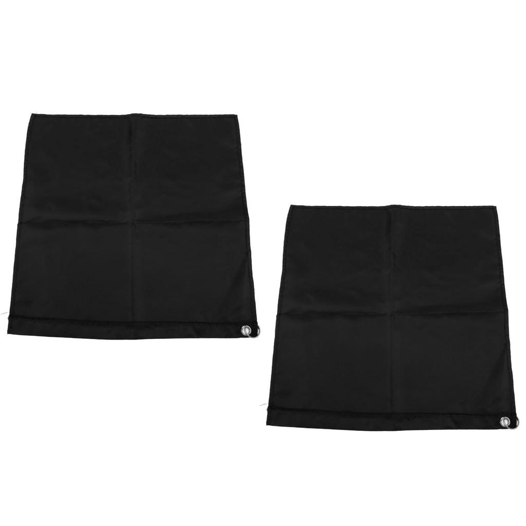 2PCS Horse Training Flag Abrasion Resistant Portable Equestrian Nylon Training Flag for Activity Entertainment Black