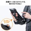 Tablet Shoulder Case Sanwa Direct Black Hand Holder 10-11 inch 200-TABC019