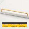 Modern Minimalist Pulls Cupboard Dressers Black Gold Silver Cabinet Door Handles Closet Drawer Knobs Kitchen Furniture Hardw
