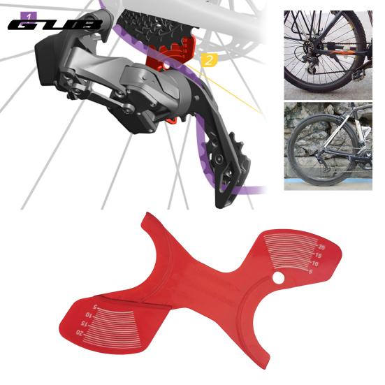 

GUB Манометр зазора цепи Портативный точный измеритель Антидеформированный задний переключатель скорости Инструмент для регулировки зазора цепи