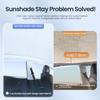 YZ For Tesla Model 3 Model Y 2021-2024 New Upgrade Ice Cloth Buckle Sun Shades Glass Roof Sunshade Front Rear Sunroof Skylight