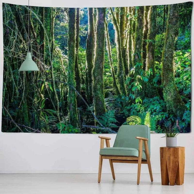Forest Waterfall Decorative Tapestry Office Living Room Decor Home Wall Tapestry