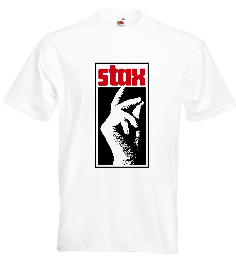 Футболка Stax Мемфис Теннесси Записи Booker T Альберт Кинг Отис Реддинг M