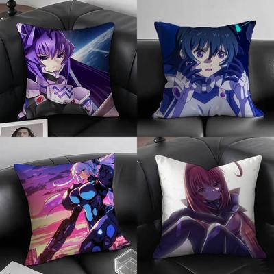Klasik Muv-Luv Alternative Anime AŞK Oyunu SEVİMLİ Yastık Kılıfı Moda Kare Yastık Kılıfı Yatak Odası Kanepe Odası İç Dekorasyon Boş Zaman