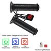 12V Electric Heated Grips Handlebar For ATV Intelligent Three-Speed Heating Handgrips For Diameter For 22MM