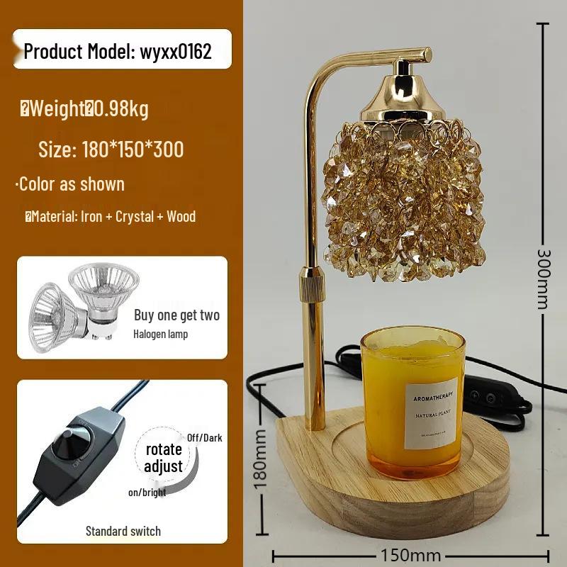 Nordic Aromatherapy Candle Melter & Diffuser - Romantic Wax Warmer & Home Decor Table Lamp, Ideal Holiday Gift