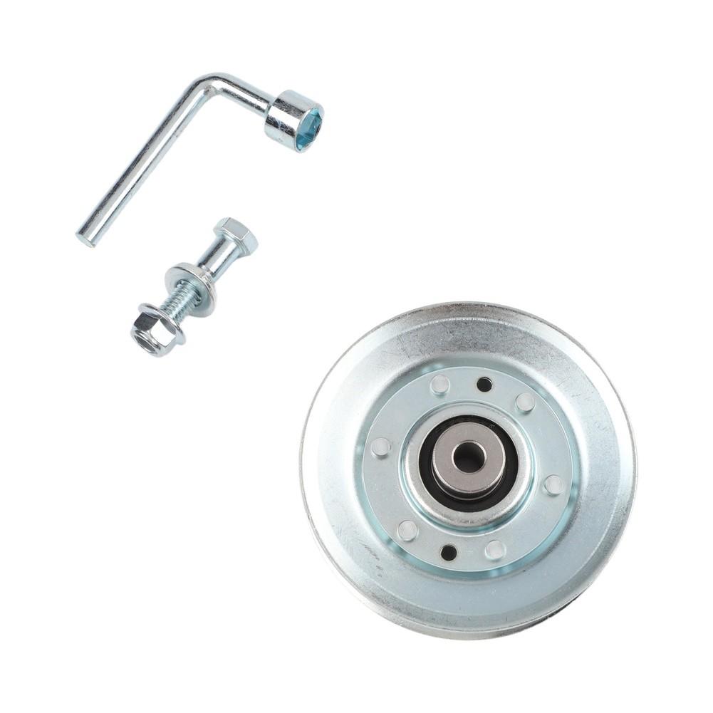 Lawn Mower Idler Pulley Replacement Kit Compatible with Models 593787801 532173902 146763 Y155H107RBA LZ11577 for Belt Stability