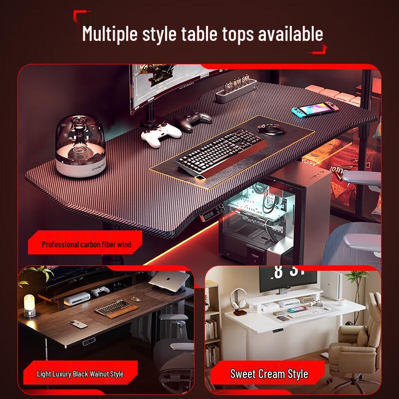 Loctek Black Knight Max Electric Standing Gaming Desk