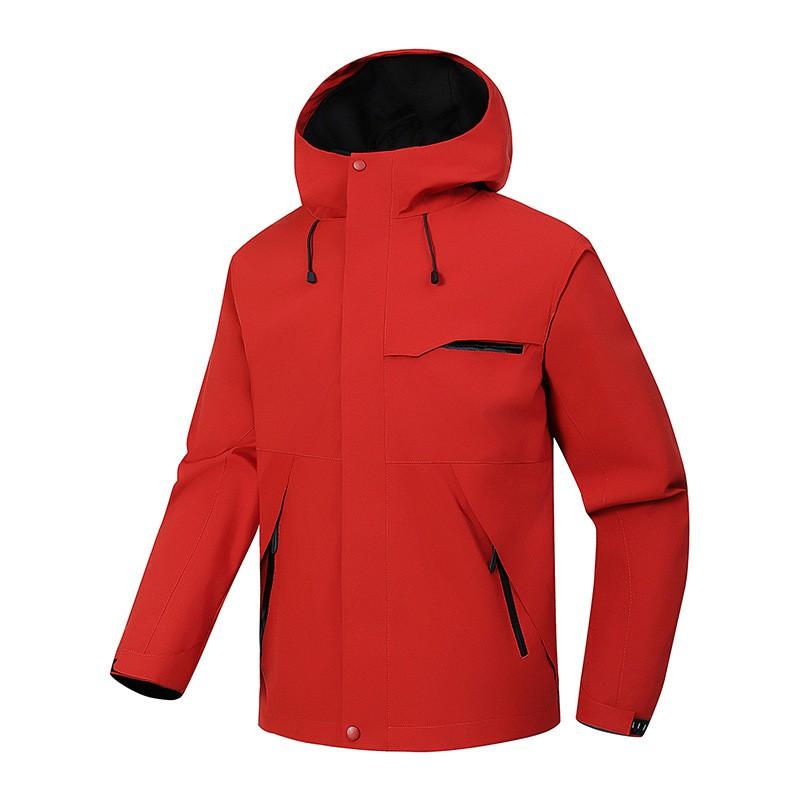 Unisex Lightweight Waterproof Windproof Outdoor Jacket With Hood Hiking Running Fall Winter