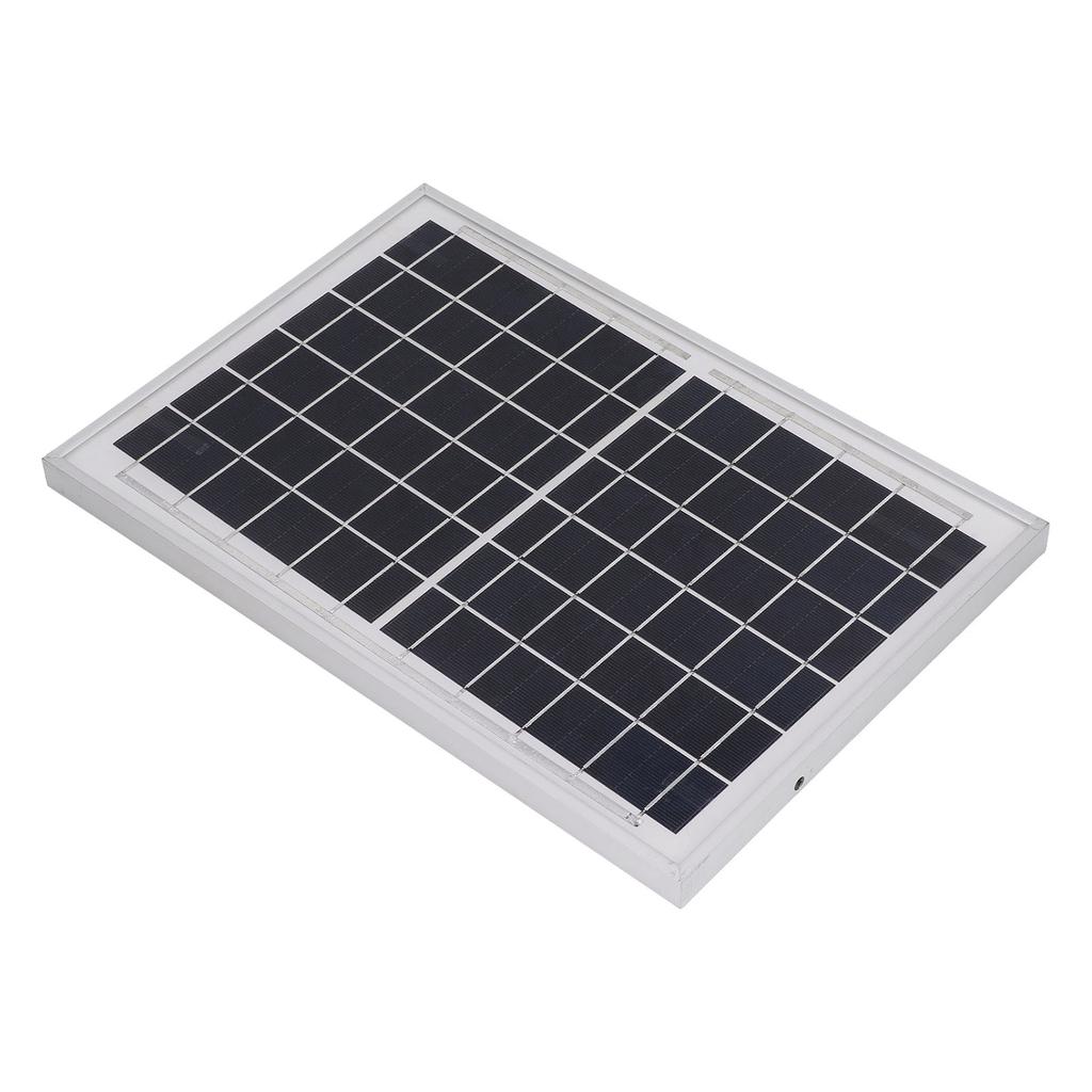 Solar Power Panel Waterproof Dustproof Lightweight Portable Solar Panel Charger for Small Drying Camps 6V 10W