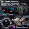 LIGE 2024 Original Men Smart Watch 100+ Outdoor Sports and Fitness Waterproof Smart Bracelet Bluetooth Call Connection Phone Voice Control Smart Watch