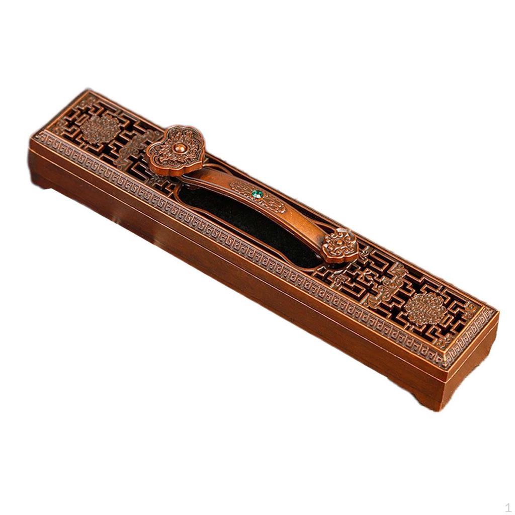 Incense Burner Holder Creative Ornaments Handmade Stick Stand Box for Study