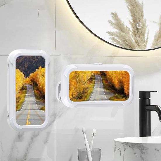 Handyhalterung Wand Drehbar Montiert 360-Grad Immersives Wasserdichtes Visuelles Erlebnis Transparente Handybox