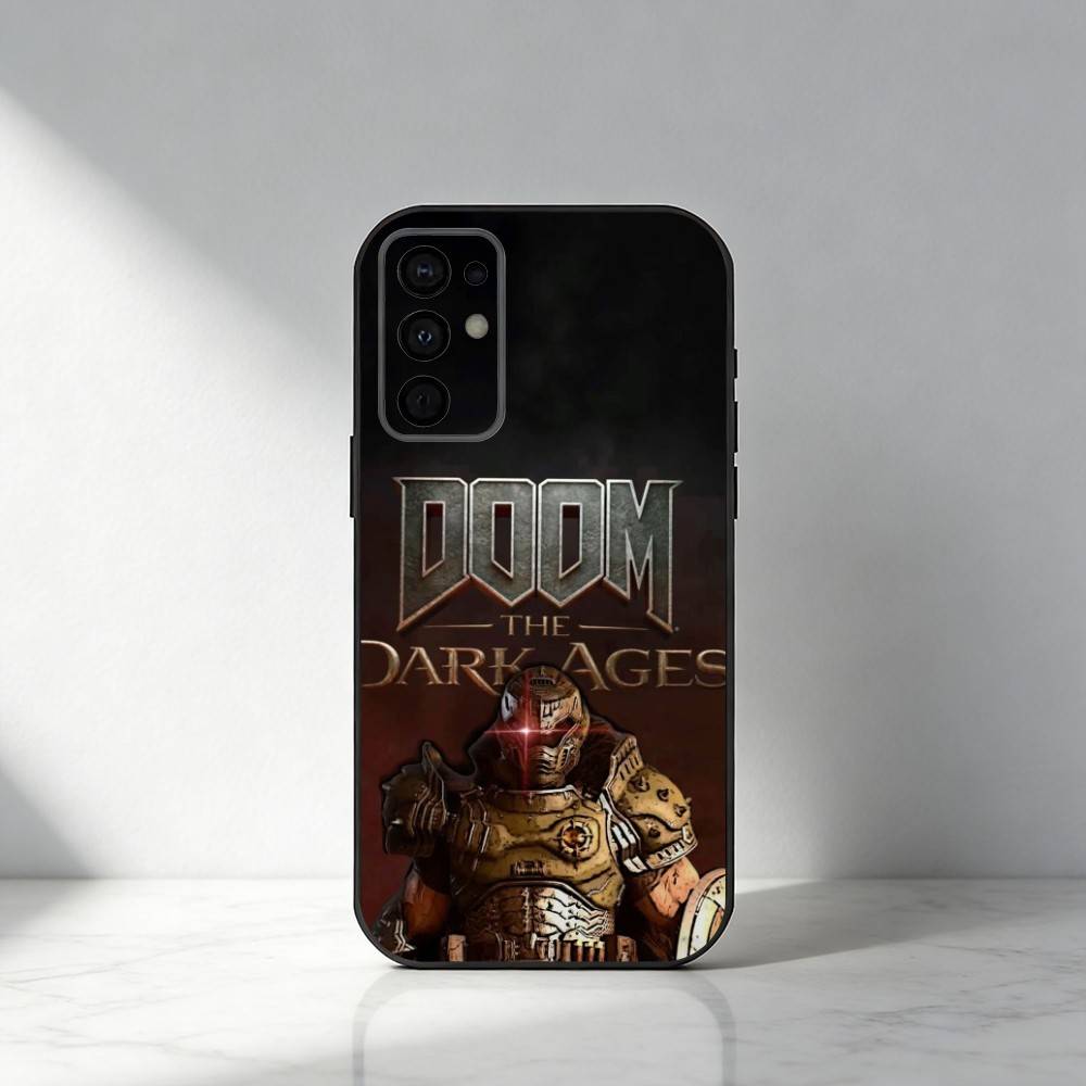 Game D-DOOM Printed  Phone Case For Samsung S25,S24,S21,S22,S23,S30,Ultra,S20,Plus,Fe,Note,5G Black Cover